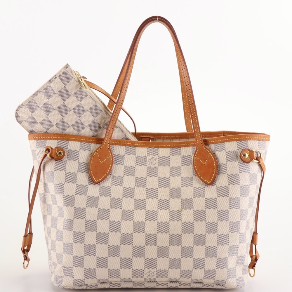 Louis Vuitton PM Neverfull in Damier Azur